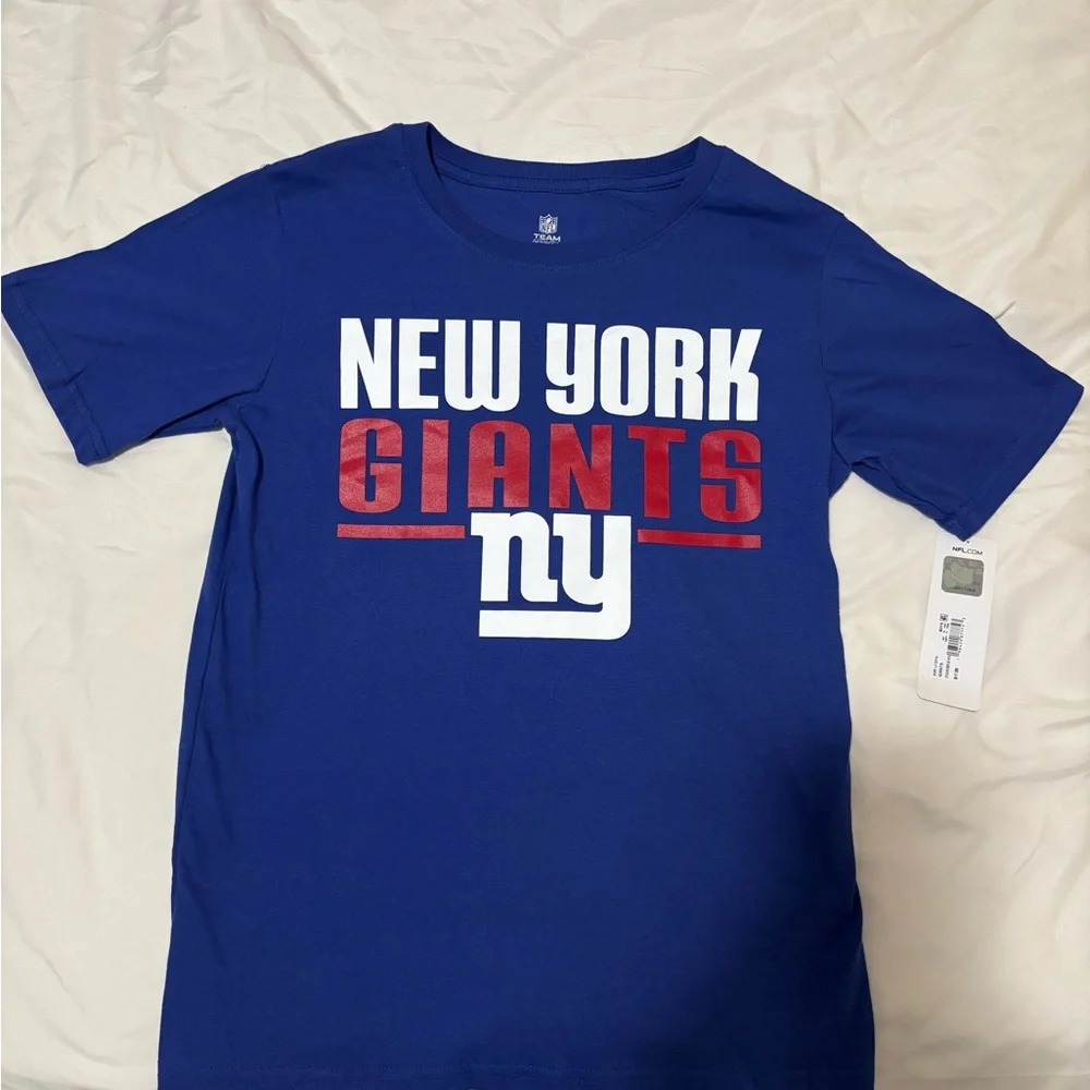 New York Giants Boys' Royal Blue Graphic Tee - Picture 1 of 3